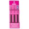 Susan Bates Silvalume Soft Ergonomic Crochet Hook Set-Sizes F5/3.75mm, G6/4mm, And H8/5mm